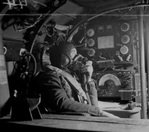 WW2 Lancaster bomber radio room